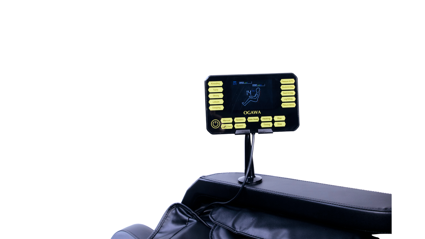 Ogawa Prima - Sort - 8D Massagestol