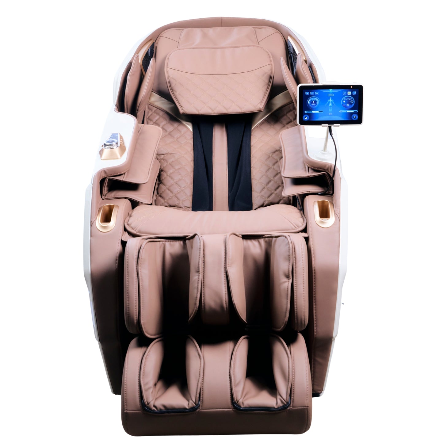 IWAO Gravity med stemmestyring - 4D massasjestol - Hvit/Brun