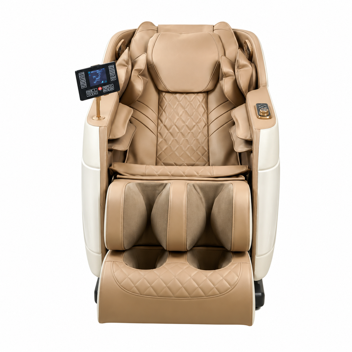 IWAO Performance beige massagestol set forfra